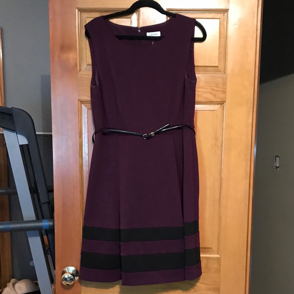 Burgundy party dress